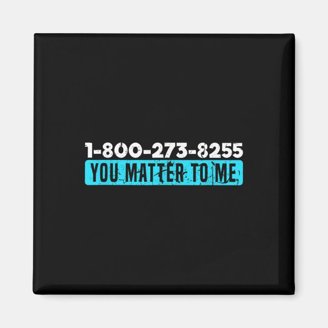 Awareness of Suicide Hotline Number Prevention Awa Magnet (Framsidan)