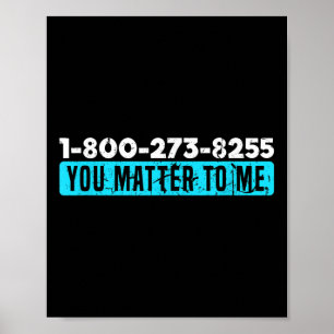 Awareness of Suicide Hotline Number Prevention Awa Poster