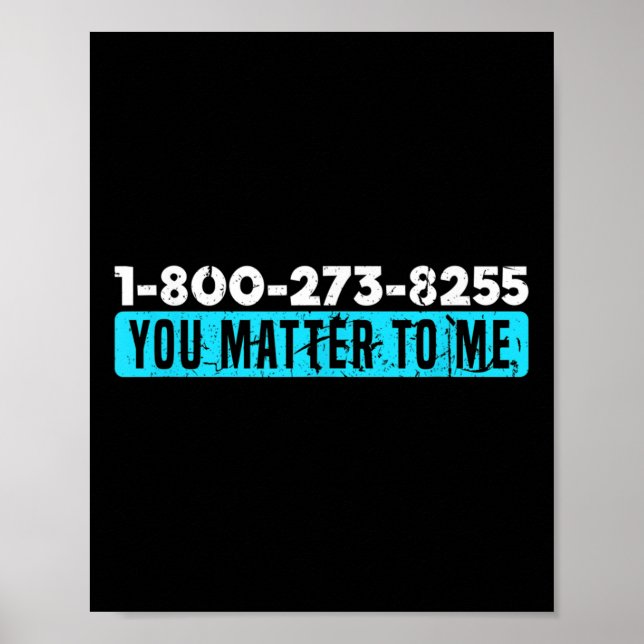 Awareness of Suicide Hotline Number Prevention Awa Poster (Framsidan)
