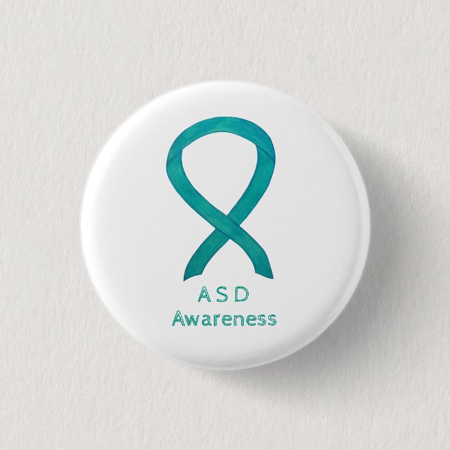 Awareness Ribbon Pin (RAD) - medvetandegrad (Acute Knapp (Framsida)