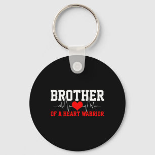 Awareness Shirt Heartslag Warrior Brother Gift Nyckelring