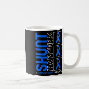 Awareness Shunt Happens Blue Ribbon Neurosurge Kaffemugg