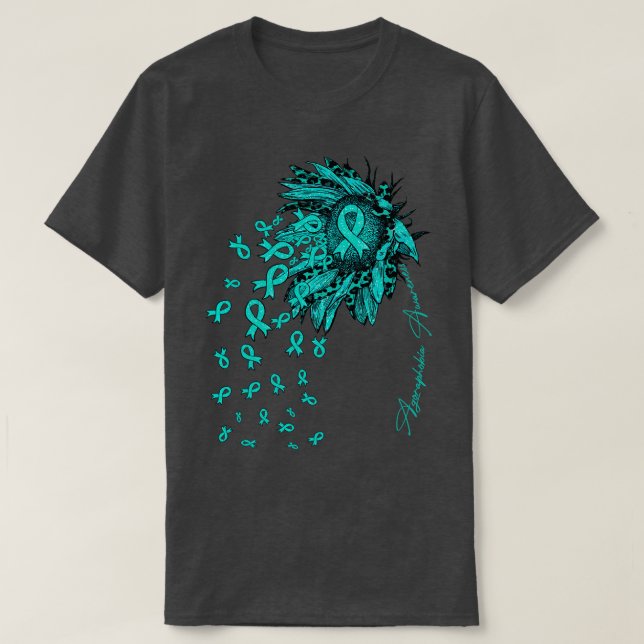 Awareness Solrosbondblommor fal T Shirt (Design framsida)