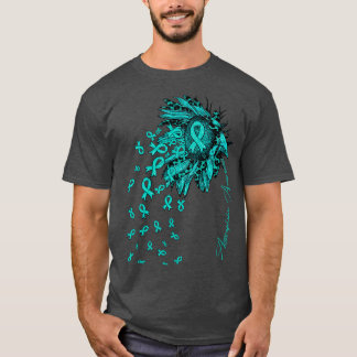 Awareness Solrosbondblommor fal T Shirt