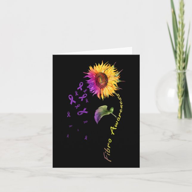 Awareness Sunros Fibro Kort (Framsida)