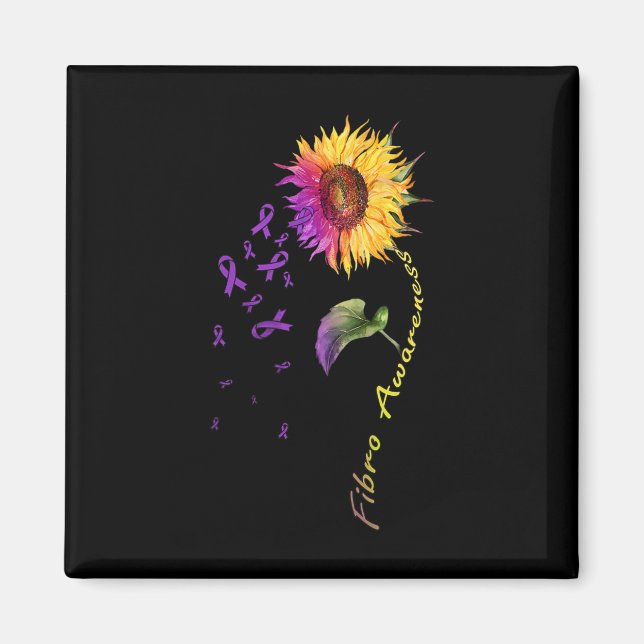 Awareness Sunros Fibro Magnet (Framsidan)