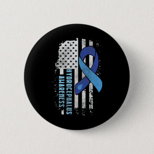 Awareness US American Flagga Gift Knapp