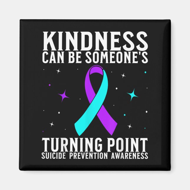 Awareness Warrior Prevention Awareness Month Magnet (Framsidan)