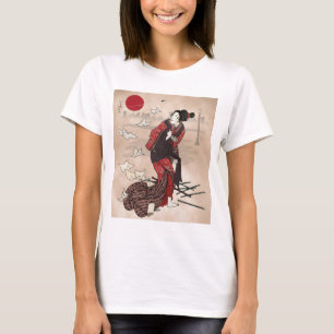 Awase för Genji kumoukiyoye T Shirt