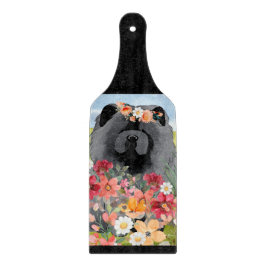 AWASH IN LIGHT Black - Blue  Chow Dog  