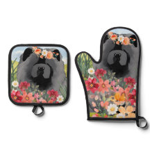 AWASH IN LIGHT Black - Blue  Chow Dog  shirts