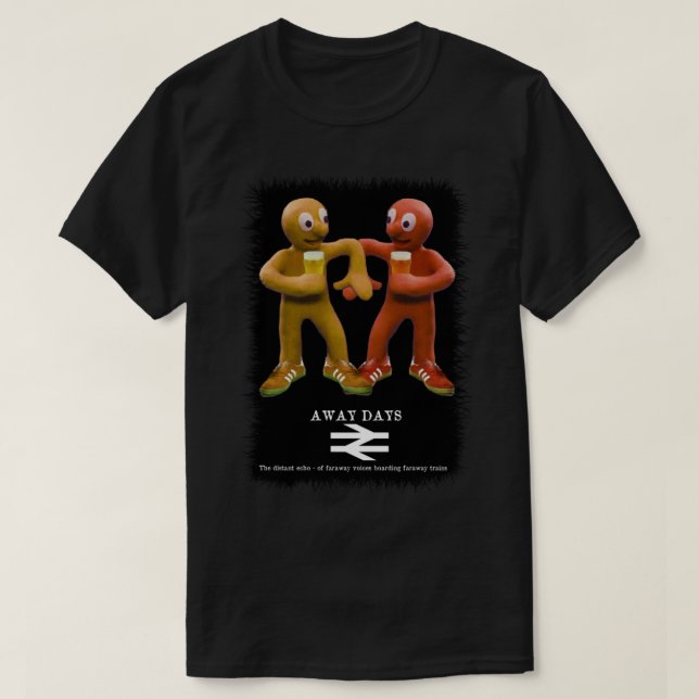 Away Days Morph Classic T Shirt (Design framsida)