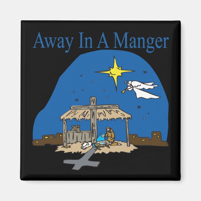 Away in a Manger Magnet (Framsidan)