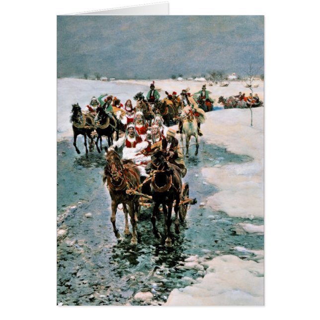 Away the Bride Hälsningskort (Framsidan)