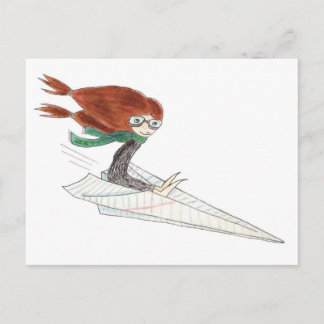 Away vykort för fluga