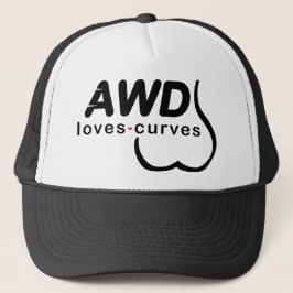 AWD kärlekkurvorsvart Truckerkeps