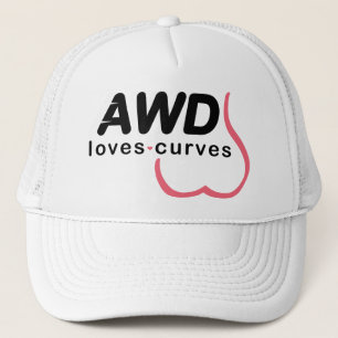 AWD rosa kärlekkurvor Keps