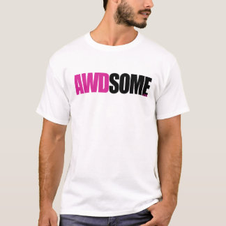 awdsome rosor logo1 t-shirt