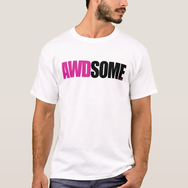 awdsome rosor logo1 t-shirt (Framsida)