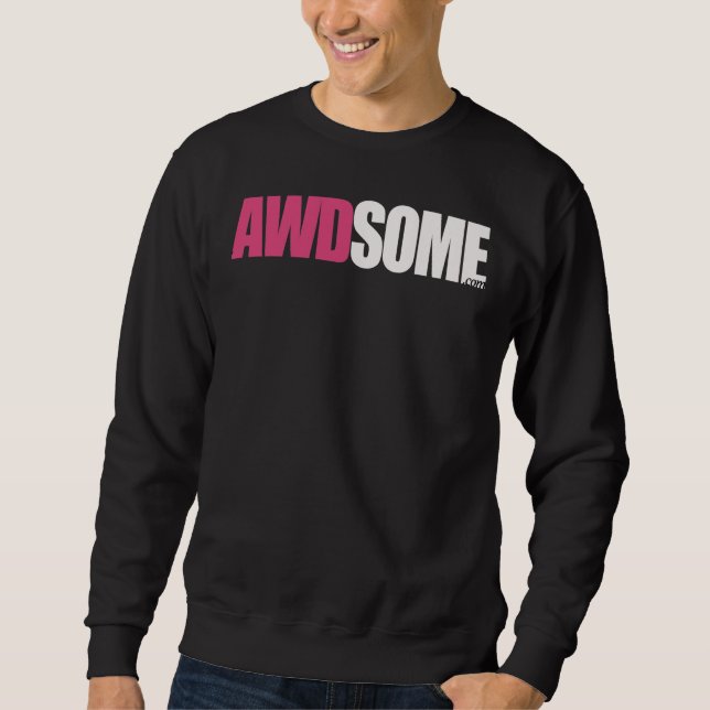 awdsome svart långärmad tröja (Framsida)