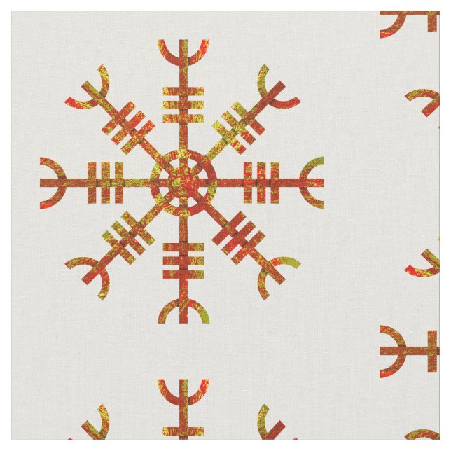 Awe Ancient Norse Design Tyg (Närbild)