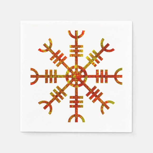 Awe Anciking Viking-design Pappersservett (Framsidan)