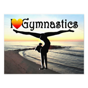 AWE INSPIRING GYMNASTICS DESIGN FOTOTRYCK