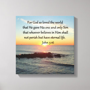 AWE-INSPIRING JOHN 3:16 SUNRISE CANVASTRYCK
