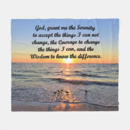 AWE INSPIRITY PRAYER FLEECE BLANKET