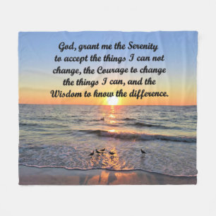 AWE INSPIRITY PRAYER FLEECE BLANKET