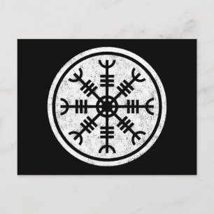 Awe Vikings helm Vykort
