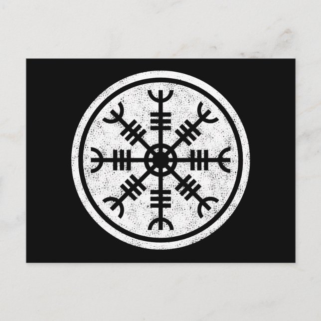 Awe Vikings helm Vykort (Framsida)