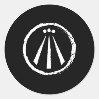 Awen Druid Pagan Celtic Wiccan Symbol Runt Klistermärke