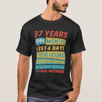Awesome 37 Years Old Limited Edition Vintage 37Th T Shirt