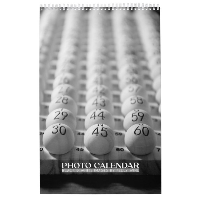 Awesome Black & White Photography Calendar Kalender (Omslag)