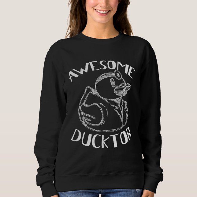 Awesome Ducktor  Animal Doctor T Shirt (Framsida)