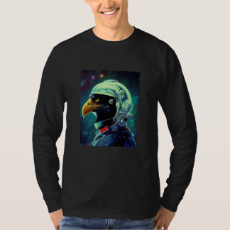 Awesome Eagle Astronaut Cosmonaut Astronomy Astrop T Shirt
