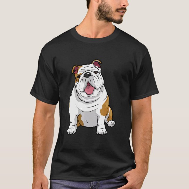 AWESOME ENGLISH BULLDOGS  English Bulldogs Dogs Pu T Shirt (Framsida)