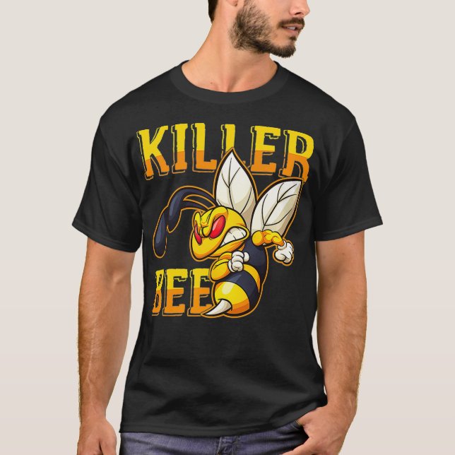 Awesome Killer Bee Hornet Yellowjacket Honeybee Lo T Shirt (Framsida)