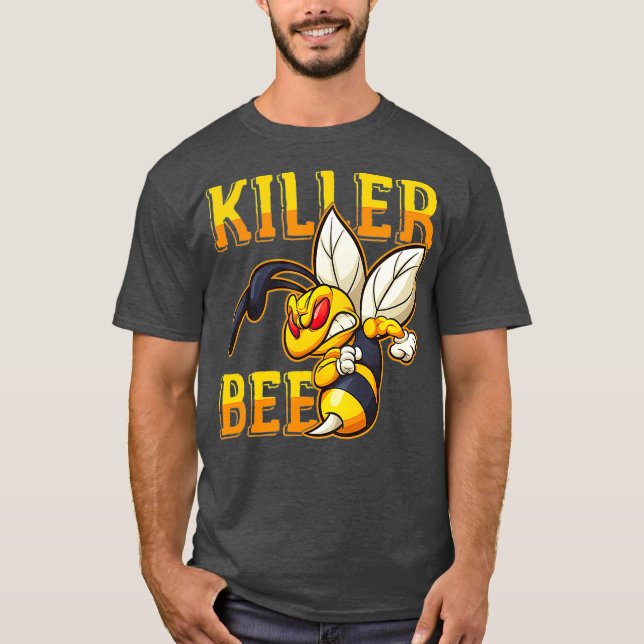 Awesome Killer Bee Hornet Yellowjacket Honeybee T Shirt (Framsida)