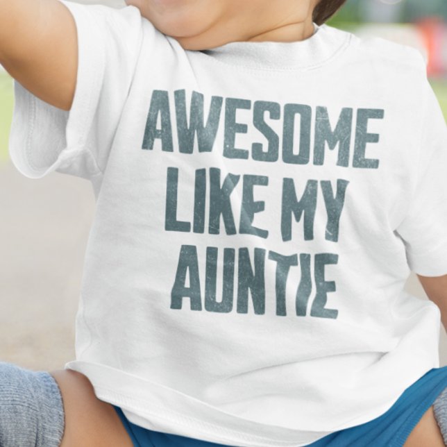 AWESOME LIKE MY AUNTIE Funny T Shirt (Skapare uppladdad)