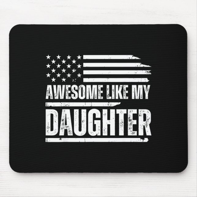 Awesome Like My Daughter Funny Dad Fathers  Musmatta (Framsidan)