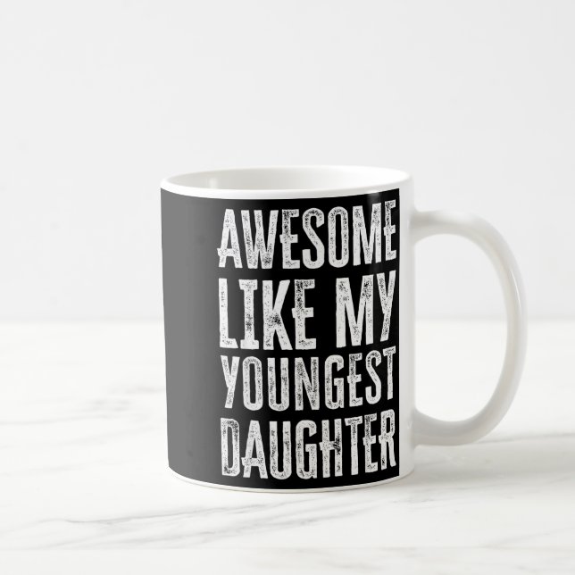 Awesome Like My Daughter Men Funny  Kaffemugg (Höger)
