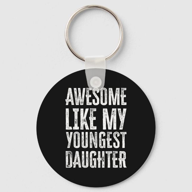 Awesome Like My Daughter Men Funny  Nyckelring (Framsida)