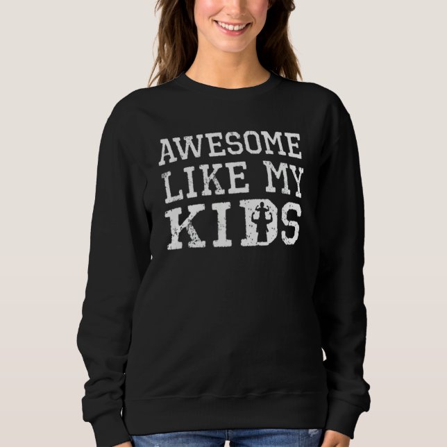Awesome Like My Kids Mom Dad T Shirt (Framsida)