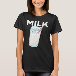 Awesome MILK Matching Milky Cookies Couples Costum T Shirt