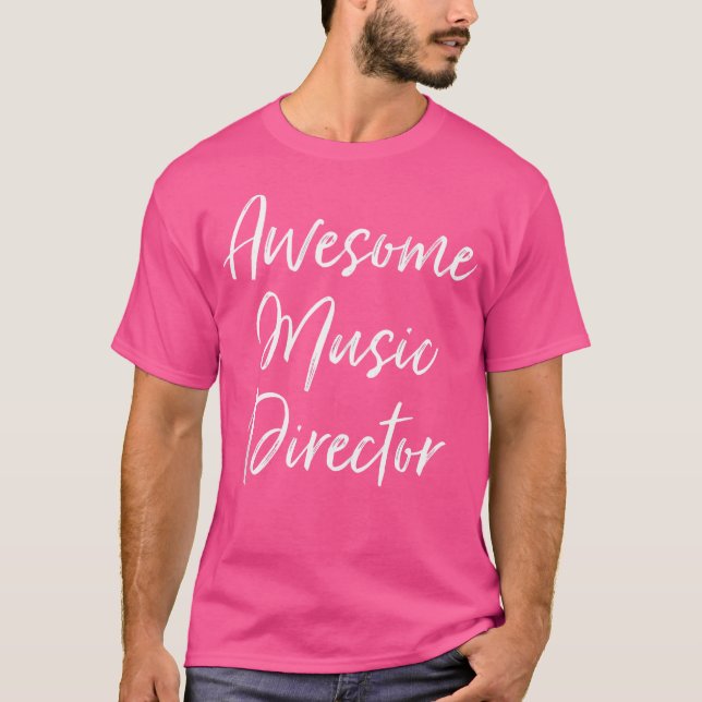 Awesome Music Director Theatre Orchestra Appreciat T Shirt (Framsida)