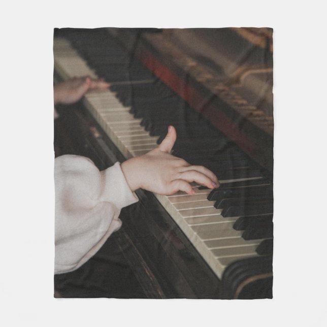 Awesome Piano Artwork Fleecefilt (Framsidan)