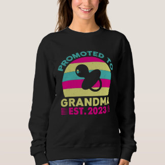 Awesome Promoted to grandma 2023 pregnancy announc T Shirt