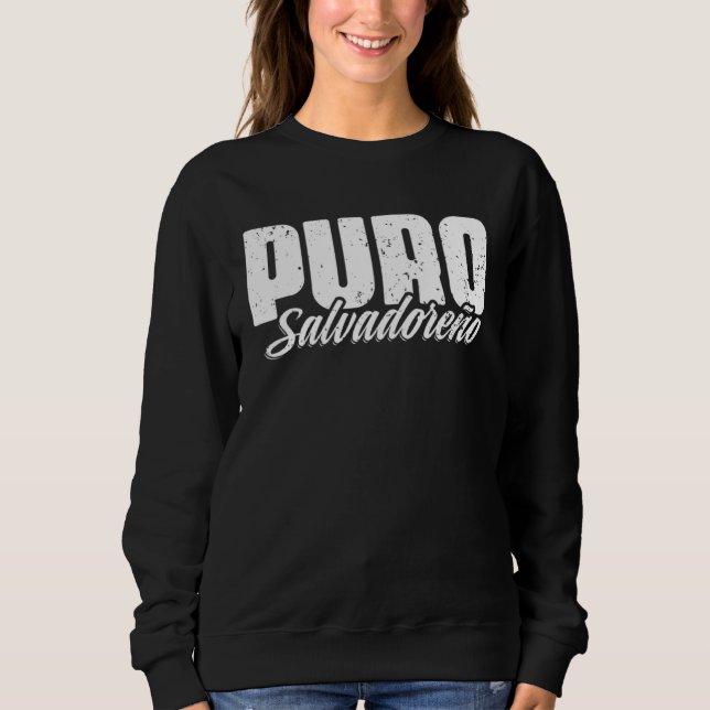Awesome Salvadorian Pride Puro Salvadoreño El Salv T Shirt (Framsida)
